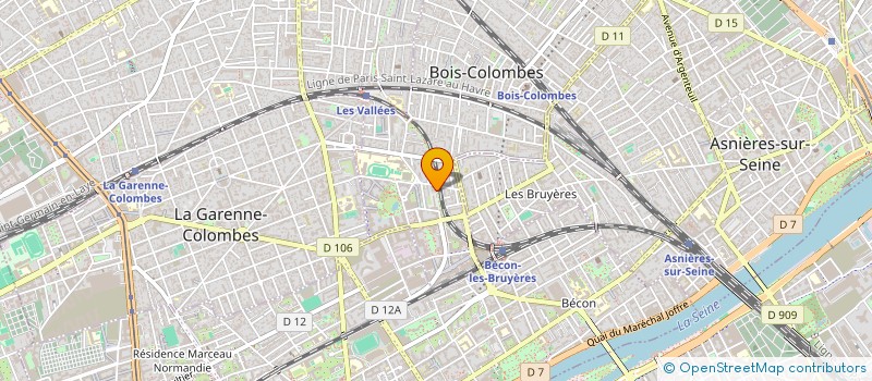 localisation de l'entreprise MADAME CONSTANCE TILLOY à BOIS-COLOMBES