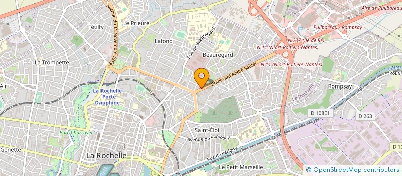 localisation de l'entreprise MADAME CONSTANCE TOBIE  LA ROCHELLE