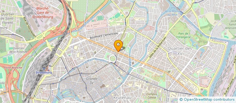 localisation de l'entreprise MADAME CONSTANCE TREUILLOT à STRASBOURG