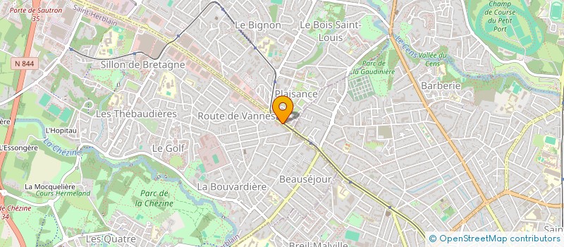 localisation de l'entreprise MADAME CONSTANCE TRICHARD  SAINT-HERBLAIN