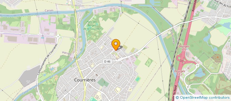 localisation de l'entreprise MADAME CONSTANCE VAN DONGEN à COURRIERES