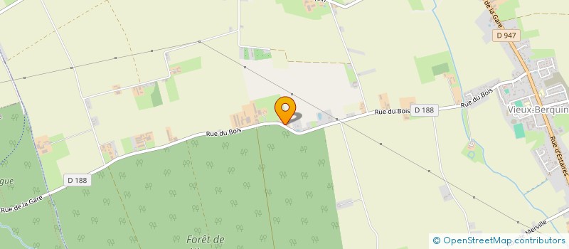 localisation de l'entreprise MADAME CONSTANCE VANDERMEERSCH  VIEUX-BERQUIN