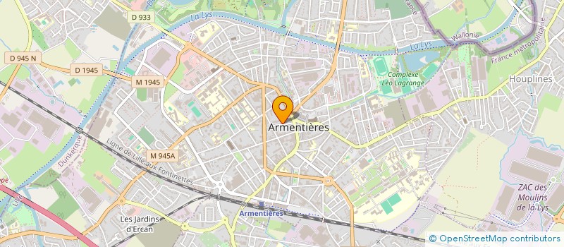 localisation de l'entreprise MADAME CONSTANCE VERCLYTTE à ARMENTIERES