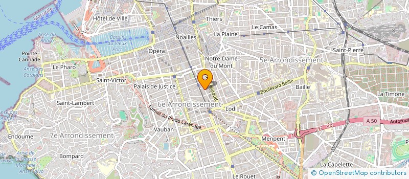 localisation de l'entreprise MADAME CONSTANCE VINCENTI  MARSEILLE