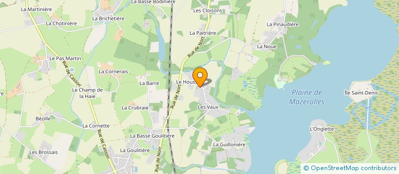 localisation de l'entreprise MADAME CONSTANCE VIRIOT à SUCE-SUR-ERDRE