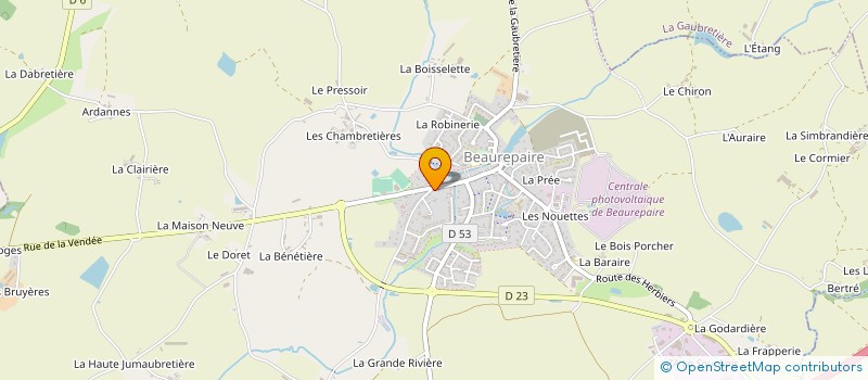 localisation de l'entreprise MADAME CONSTANCE WEIPRECHT  BEAUREPAIRE