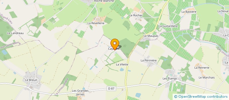 localisation de l'entreprise MADAME CONSTANTIN DROUET à LA LIMOUZINIERE