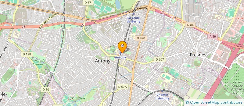 localisation de l'entreprise MADAME CONSTANZE ROGNER à ANTONY