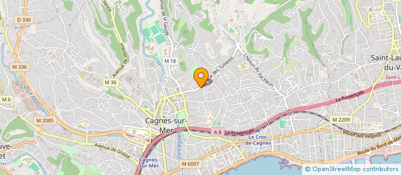 localisation de l'entreprise MADAME CONSUELA KAVAKAVA à CAGNES-SUR-MER