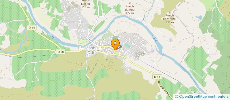 localisation de l'entreprise MADAME CONSUELO GARCIA à CESSENON-SUR-ORB