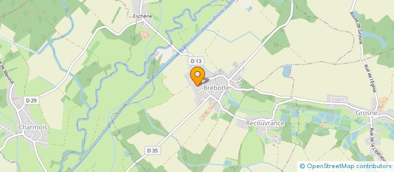 localisation de l'entreprise MADAME CONSUELO PONTVIANNE PEREZ à BREBOTTE
