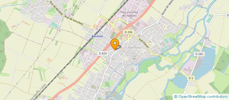 localisation de l'entreprise MADAME CORA ALBRECHT  OBENHEIM