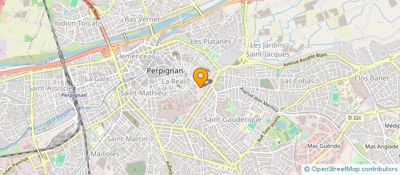 localisation de l'entreprise MADAME CORA JIMENEZ  PERPIGNAN