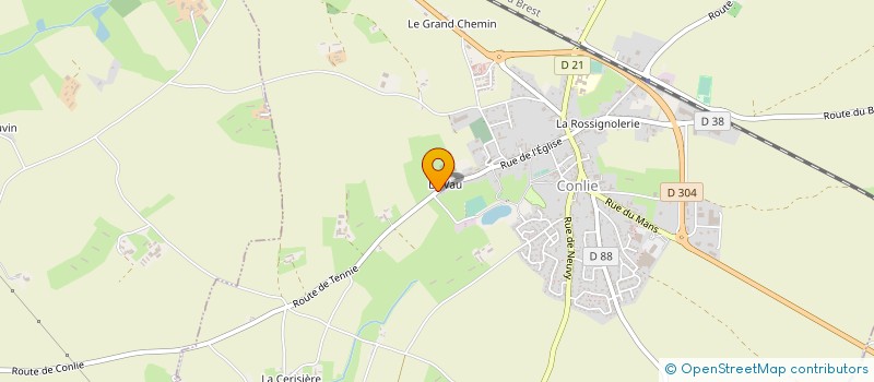 localisation de l'entreprise MADAME CORA LEPINAY  CONLIE