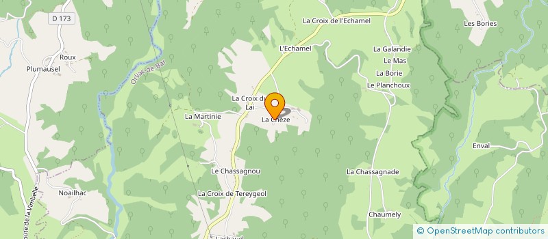 localisation de l'entreprise MADAME CORA MERELLI à ORLIAC-DE-BAR