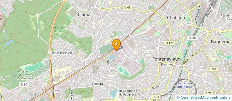 localisation de l'entreprise MADAME CORA RABILLARD  CLAMART