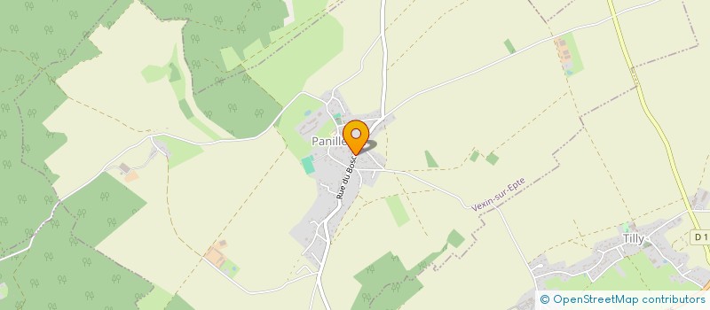 localisation de l'entreprise MADAME CORA ROUILLIER à VEXIN-SUR-EPTE
