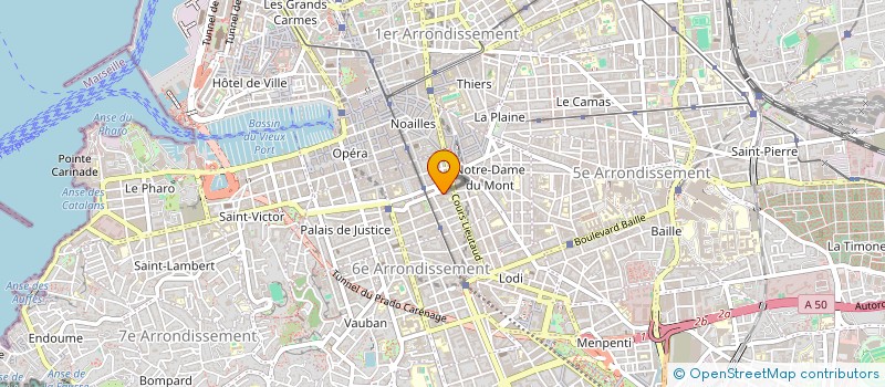 localisation de l'entreprise MADAME CORA SANTOLINI  MARSEILLE