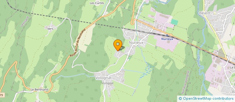 localisation de l'entreprise MADAME CORA VILA  NURIEUX-VOLOGNAT