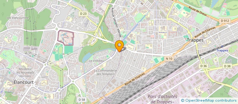 localisation de l'entreprise MADAME CORAL GARCIA  ELANCOURT