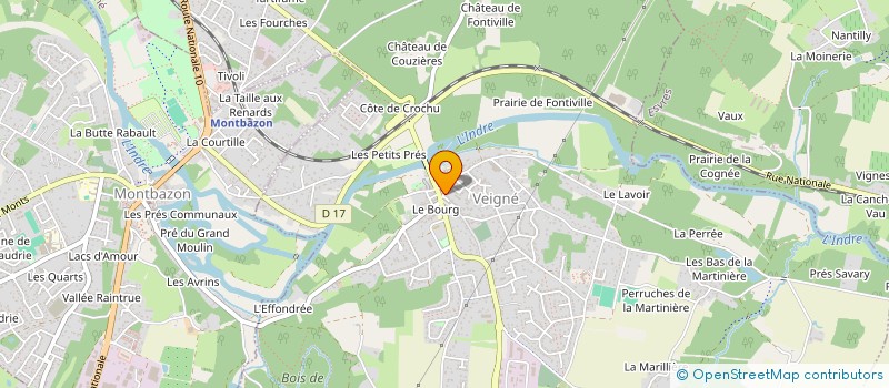 localisation de l'entreprise MADAME CORALENE BARROT  ARTANNES-SUR-INDRE