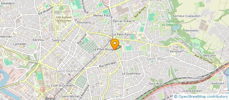localisation de l'entreprise MADAME CORALIE ABALLEA à BREST