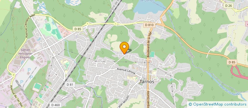 localisation de l'entreprise MADAME CORALIE AIBAR  TARNOS