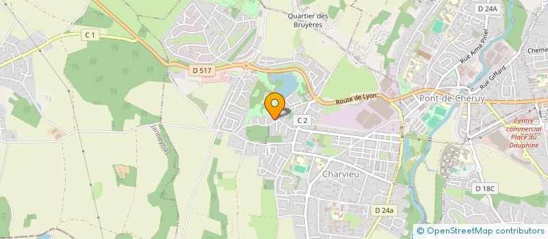 localisation de l'entreprise MADAME CORALIE ALBANESE  BRON