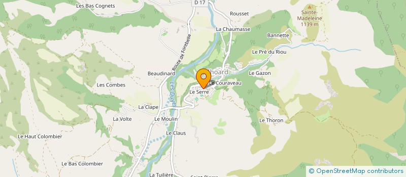 localisation de l'entreprise MADAME CORALIE ALEXE  THOARD