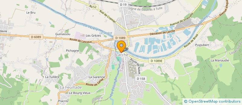 localisation de l'entreprise MADAME CORALIE ALFARO  LARCHE