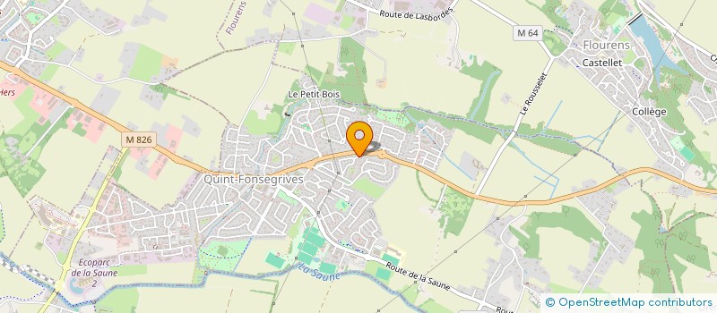 localisation de l'entreprise MADAME CORALIE ALVARO  QUINT-FONSEGRIVES