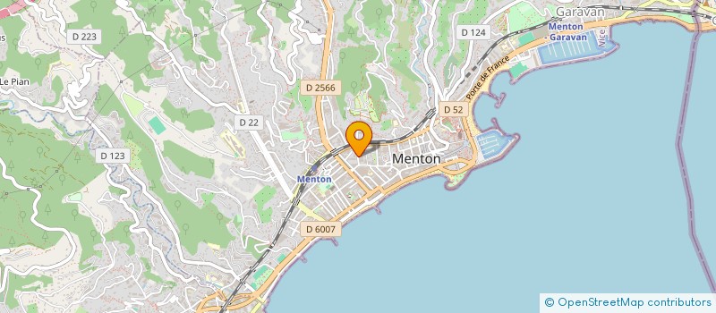 localisation de l'entreprise MADAME CORALIE AMORETTI  MENTON