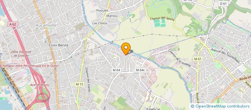 localisation de l'entreprise MADAME CORALIE ANDREE FERAY  LAUNAGUET