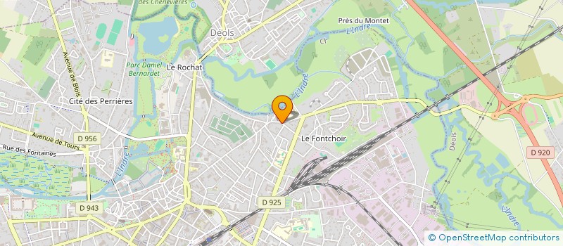 localisation de l'entreprise MADAME CORALIE ANDRIEU  CHATEAUROUX