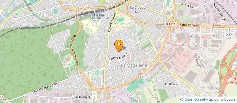 localisation de l'entreprise MADAME CORALIE ANTOINE  EVREUX