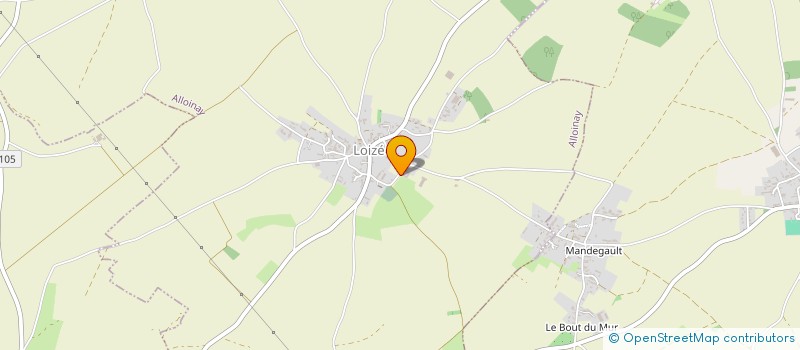 localisation de l'entreprise MADAME CORALIE ARCELIN  ALLOINAY