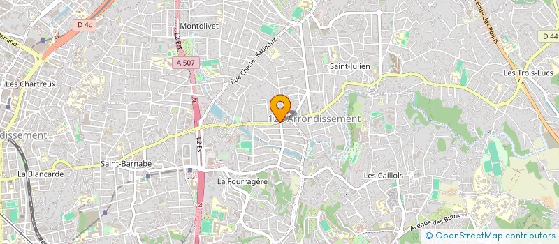 localisation de l'entreprise MADAME CORALIE ARMAND à MARSEILLE