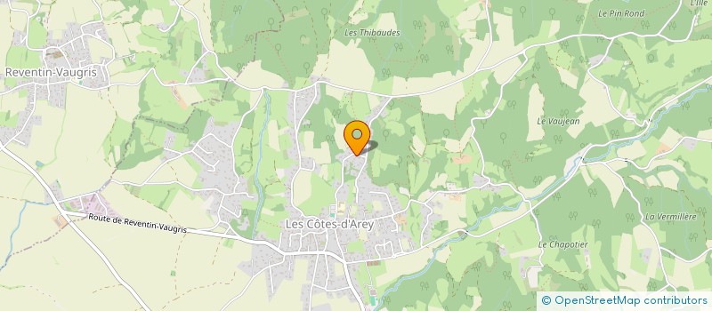 localisation de l'entreprise MADAME CORALIE ARNAUD  LES COTES-D'AREY