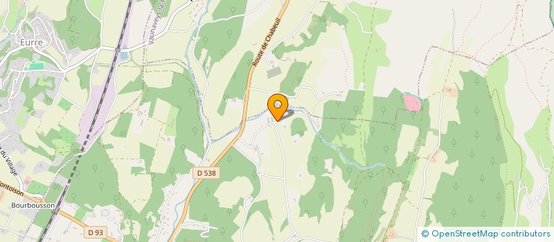 localisation de l'entreprise MADAME CORALIE AUBERT  CREST