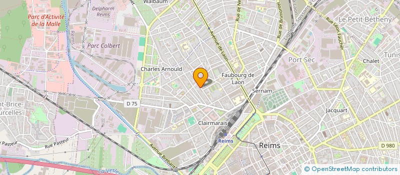localisation de l'entreprise MADAME CORALIE AUDIBERT  REIMS