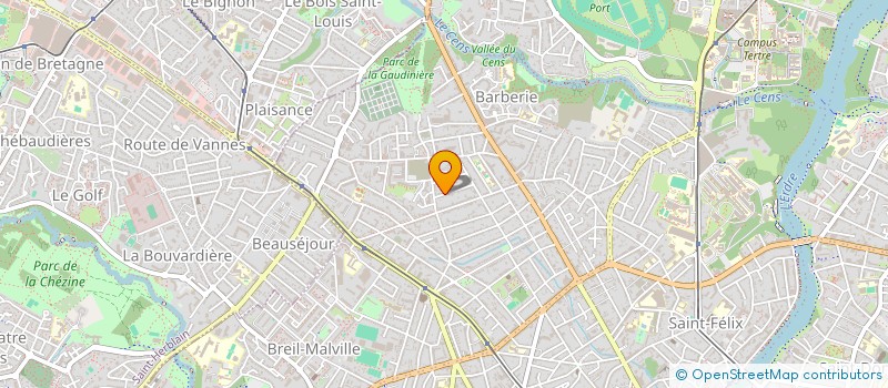 localisation de l'entreprise MADAME CORALIE AUVIGNE à NANTES