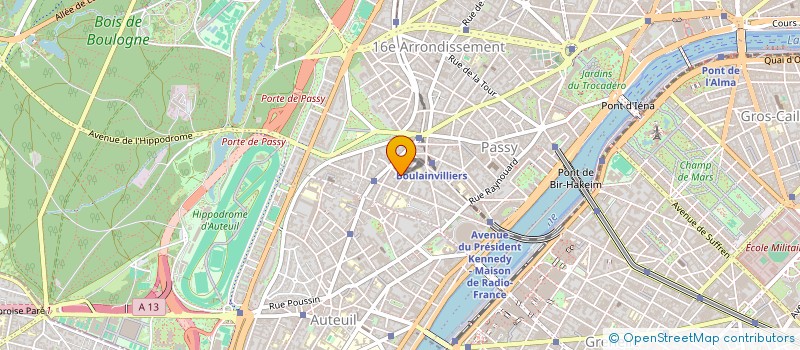 localisation de l'entreprise MADAME CORALIE AVRIL à PARIS