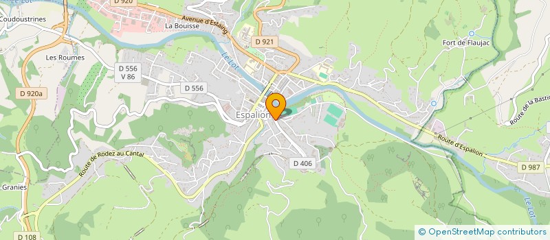 localisation de l'entreprise MADAME CORALIE AYRAL  ESPALION