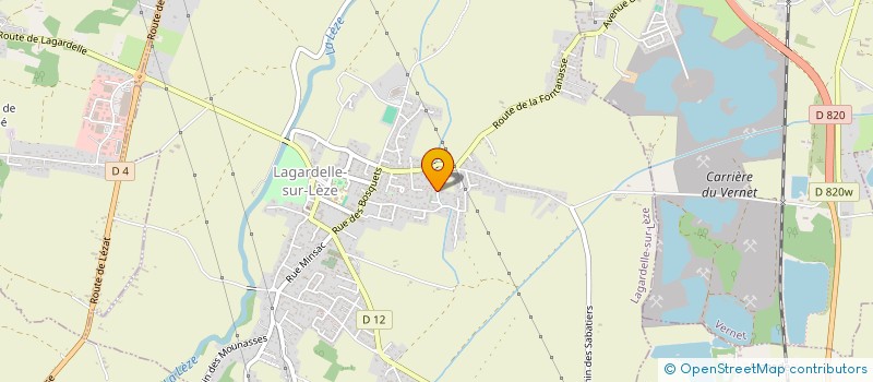 localisation de l'entreprise MADAME CORALIE BALDI  LAGARDELLE-SUR-LEZE