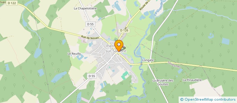 localisation de l'entreprise MADAME CORALIE BALLERAT à LA FERTE-IMBAULT