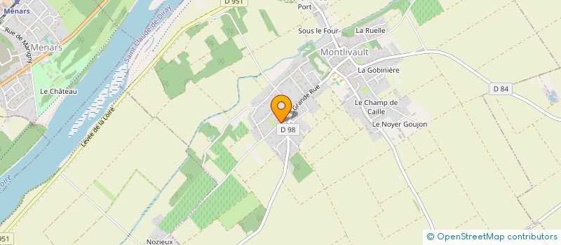 localisation de l'entreprise MADAME CORALIE BARBIER  MONTLIVAULT