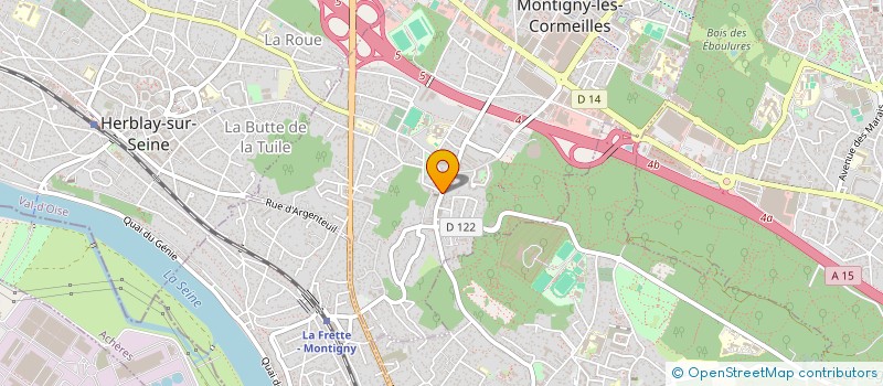 localisation de l'entreprise MADAME CORALIE BARBOSA  MONTIGNY-LES-CORMEILLES