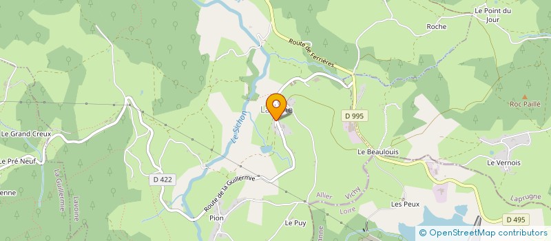 localisation de l'entreprise MADAME CORALIE BASMAISON  LAVOINE