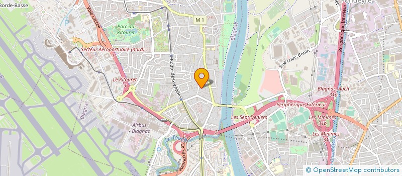 localisation de l'entreprise MADAME CORALIE BAUDEL  BLAGNAC