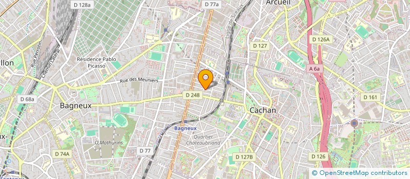 localisation de l'entreprise MADAME CORALIE BELHAJ  CACHAN